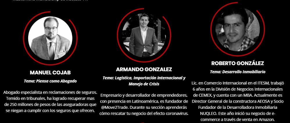 Manuel Cojab Armando Gonzalez Roberto Gonzalez