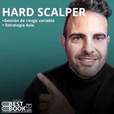 Banner oficial del Curso Hard Scalper de Gerard García con diseño profesional y temática de trading